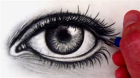 How to Draw a Realistic Eye - YouTube