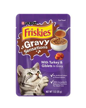 Purina Friskies Gravy Sensations With Turkey & Giblets In Gravy ...