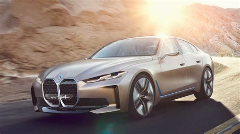 BMW i4 Concept EV Debuts: Big Grille, Bigger Power, 270-Mile Range