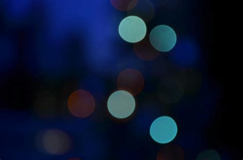 Blue Bokeh Lights · Free Stock Photo