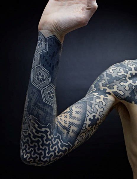 Dotwork Ethnic tattoo sleeve idea - Best Tattoo Ideas Gallery