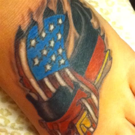 Tattoo German and American flag intertwining | Tattoos | Pinterest ...