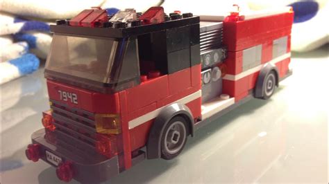 Lego fire engine MOC speed build - YouTube