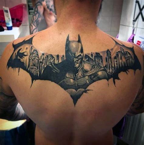 Discover 63+ batman back tattoo super hot - in.cdgdbentre