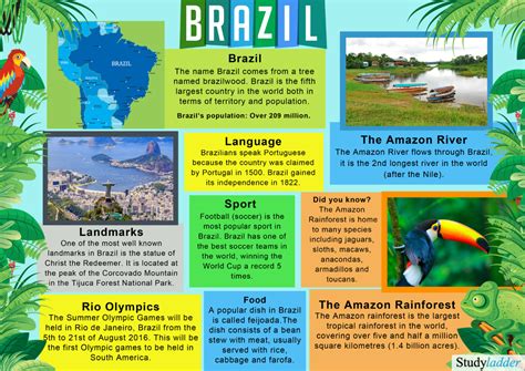 Brazil: Fact Sheet - Studyladder Interactive Learning Games