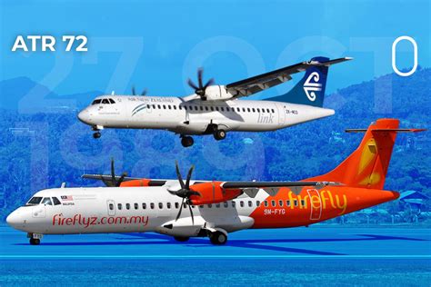 Did You Know The ATR 72 Entered Service Exactly A Year After Its First ...