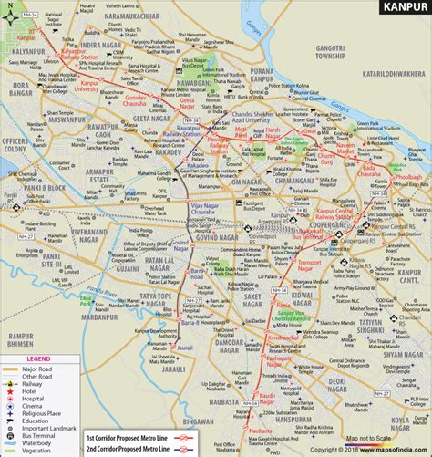 Kanpur City Map