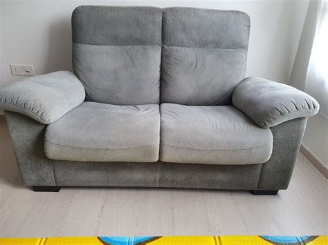 2 Seater Sofa (Grey), Furniture & Home Living, Furniture, Sofas on ...