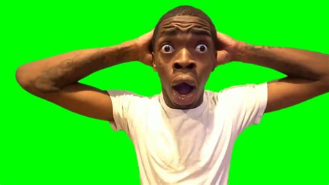 Shocked Guy Guy Twitter Reaction Meme (Green Screen) – CreatorSet