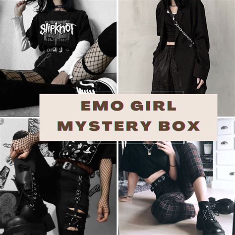 Emo Girl Styling Alt Mystery Box Thrift Bundle - Etsy