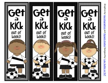 Sports Themed Bookmarks - 16 Designs by Lisa Sadler | TpT