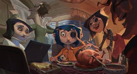 Download Coraline Comic Fanart Wallpaper | Wallpapers.com