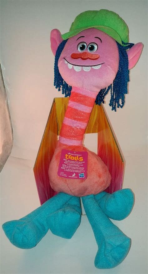 Cooper Trolls Exclusive Dreamworks New with tags stuffed Large Plush 24 ...