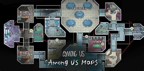 Among Us Maps: detailed rooms layout, secrets and tips