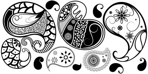 paisley patterns | Free Paisley Art Vector Designs Photoshop Graphics ...