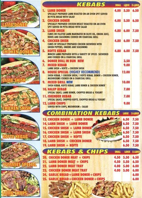 Highams Park Kebab House Menu, Menu for Highams Park Kebab House ...