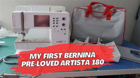 [724]UNBOXING: Bernina Artista 180 Artlink Special Edition 2000 Pre ...