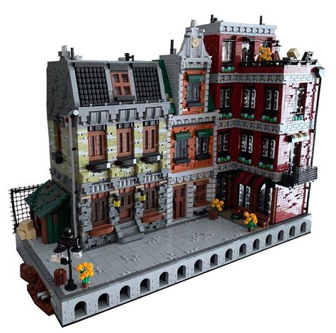 Modular City Block in 2020 | Lego design, Lego house, Lego modular