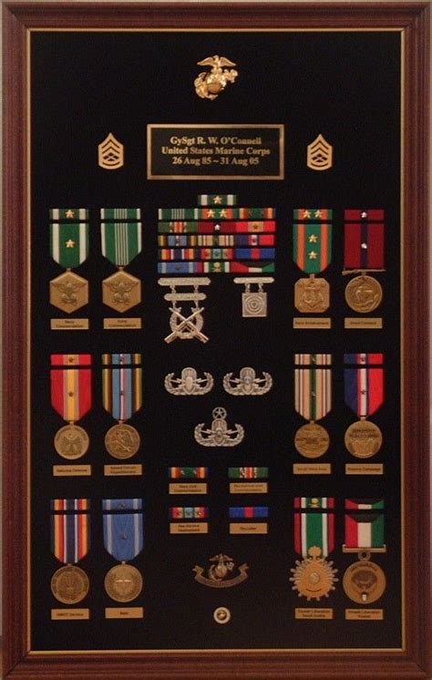 Customized Military Award Displays | Precision Medals 12 | Awards ...