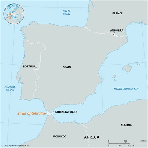 Strait of Gibraltar | Europe, Africa, Mediterranean | Britannica