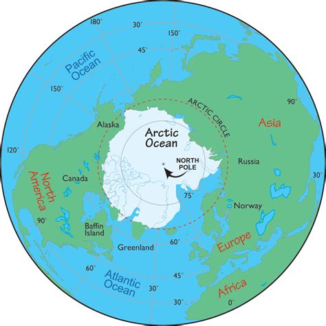 Arctic Map / Map of the Arctic - Facts About the Arctic and the Arctic ...