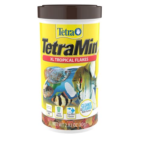 Tetra TetraMin Tropical Fish Food Flakes, XL, 2.82 oz - Walmart.com