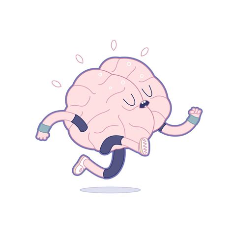 Train your brain, running 1946208 Vector Art at Vecteezy