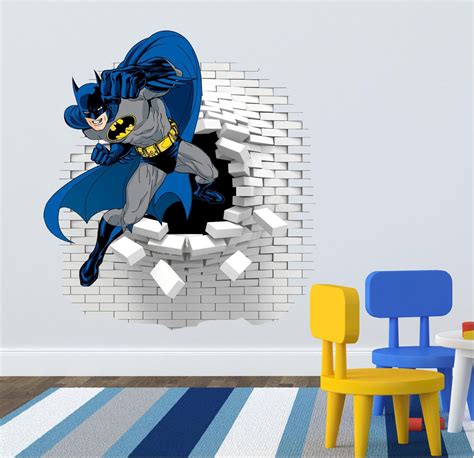 3D Batman Wall decal great for the kids room. by ArtogText on Etsy ...