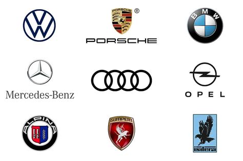 German Car Brands Names - List And Logos Of German Cars