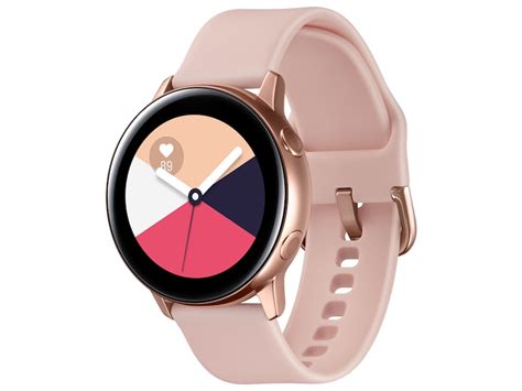 Galaxy Watch Active (40mm), Rose Gold (Bluetooth) Wearables - SM ...