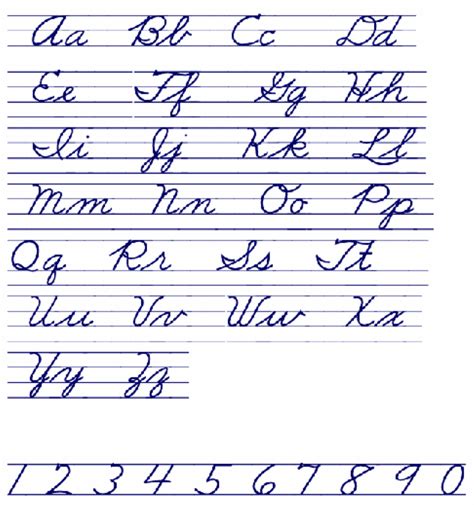 Cursive Alphabet Letters Pdf | AlphabetWorksheetsFree.com