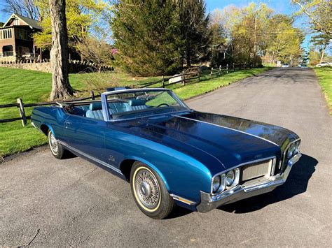 Blue 1970 Olds Cutlass Supreme Conv For Sale | GuysWithRides.com