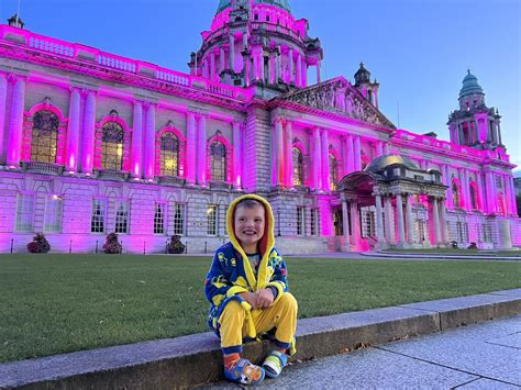 Belfast City Hall lights up pink for Organ Donation Week