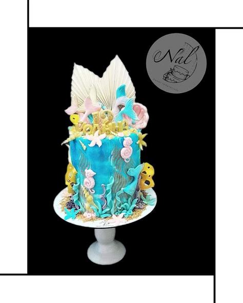 sea cake - Decorated Cake by Nal - CakesDecor