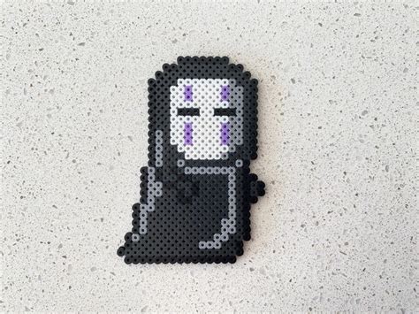 Spirited Away Characters Sen Haku and No-face Pixel Perler - Etsy ...