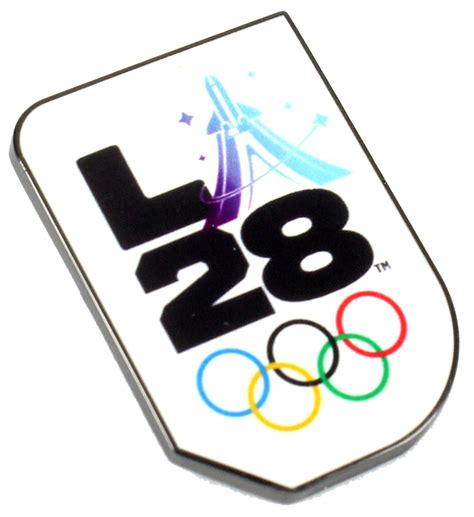 Los Angeles 2028 Olympics Space Travel "A" Logo Pin