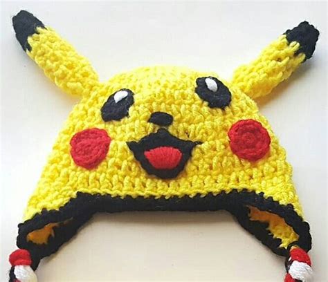 Pikachu Pokemon Inspired Hat Pikachu Hat Pokemon Go Hat