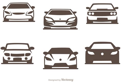 Cars Silhouette Vector Pack of Sports Cars - Download Free Vector Art ...