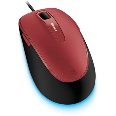 Microsoft Comfort Mouse Optical Wired Computer Mouse 4500 with Blue ...