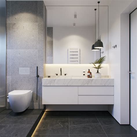 36 Modern Grey & White Bathrooms That Relax Mind Body & SoulInterior ...