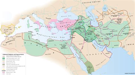 #Map of the Abbasid Empire: | Abbasid caliphate, Middle east map ...