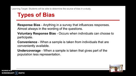 Types of Bias - YouTube