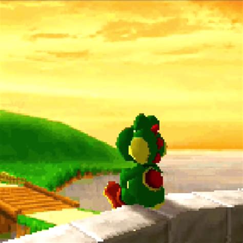 Yoshi at Sunset Blank Template - Imgflip