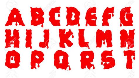 9+ Blood Fonts