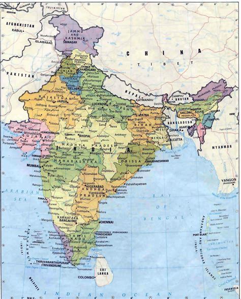 About Map Of India – Topographic Map of Usa with States