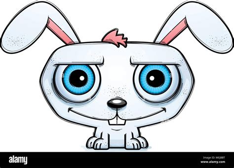 A cartoon illustration of a rabbit smiling Stock Vector Image & Art - Alamy