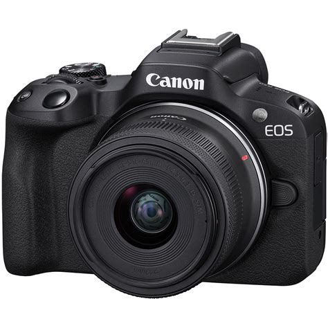 Canon EOS R50 Mirrorless Camera with 18-45mm Lens (Black)