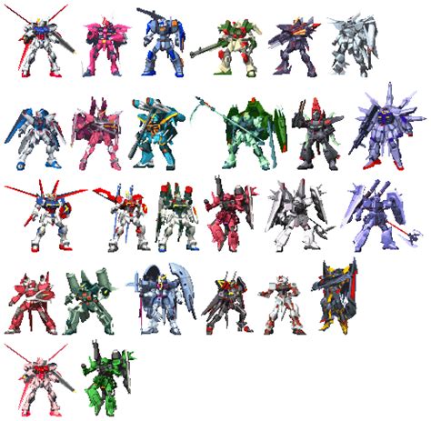 Gundam SEED Destiny GBA - All Mobile Suits by BiliantoKUSANAGI on ...