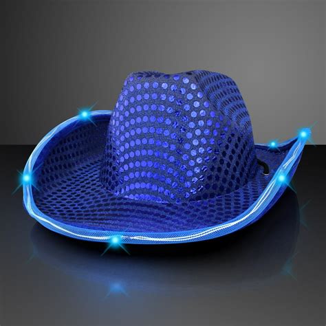 Flashing Blinky Lights - FlashingBlinkyLights Sequin Cowboy Hat with ...