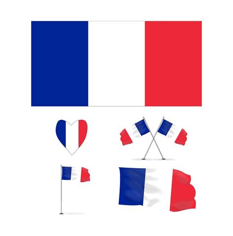 imagen vectorial de la bandera nacional de francia 2889782 Vector en ...